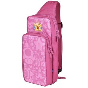 HORI Princess Peach Nintendo Switch Adventure Crossbody Carrying Bag NEW